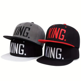 KING Letter embroidery caps